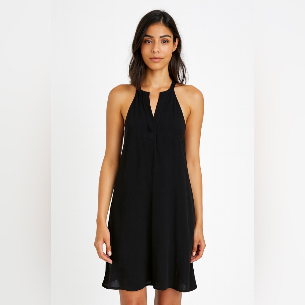 Stella Luce Black Halter LBD Dress Sleeveless - Size M